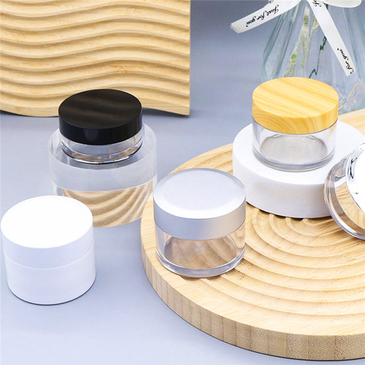 New design 15g 30g 50g empty cheap airless cream jar face cream container for cosmetic packaging