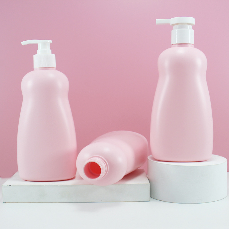 16oz 500ml PE PET Plastic Shampoo Shower Gel Lotion Pump Bottles Shampoo Conditioner Hair Customize Cleaning Packaging Bottles