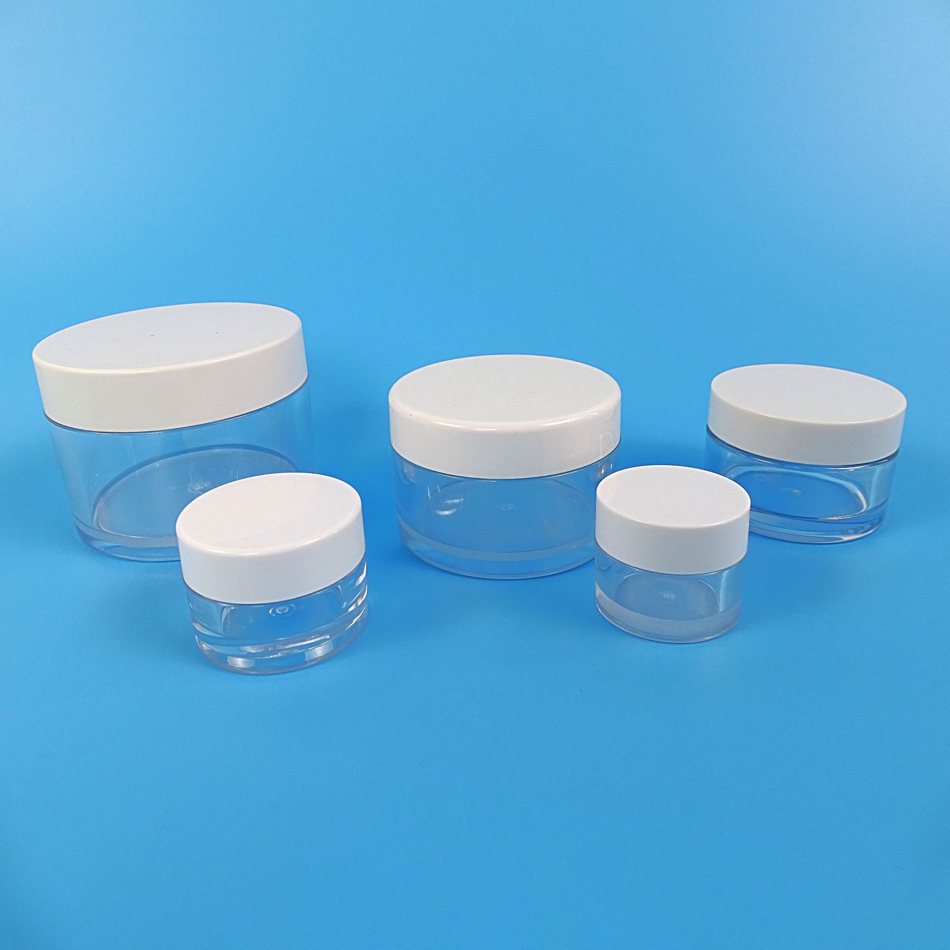30g/60g/120g PETG Cosmetic Cream Jar Eyeshadow Box Plastic Skin Cream Packaging