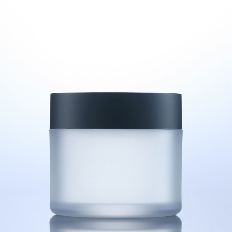 50ml luxury plastic packaging essential lotions Essence facial scrub body butter eye cream jar with lids for cosmetic