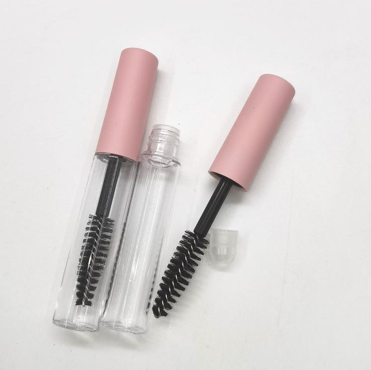 Custom Pink Black White Gold Silver Cosmetics Mascara Bottles Tubes With Brush 5 10 ml Empty Plastic Mascara Tube Packaging