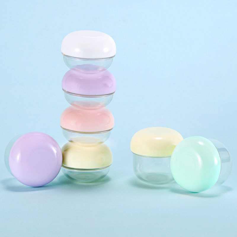 20g 30g 50g children cream Mini jar Frosted Round Recycled Travel Cosmetic Container colorful lotion Jar With mushroom lid