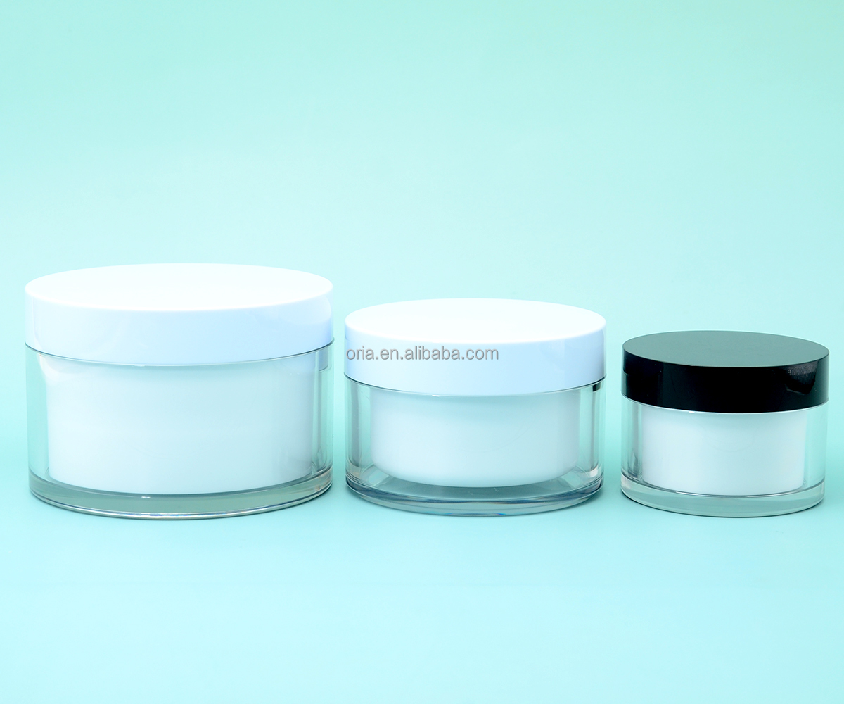 3ML 5ML 10ML 15ML 20ML Empty Sample Plastic Small Pot Jars with Lids Makeup Cosmetic Containers for Creams