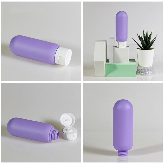 100ml Upside Down Inverted Soft Squeeze Tube Bottle Flip Top Cap Shampoo Body Wash Shower Gel Bottle travel toiletry bottles