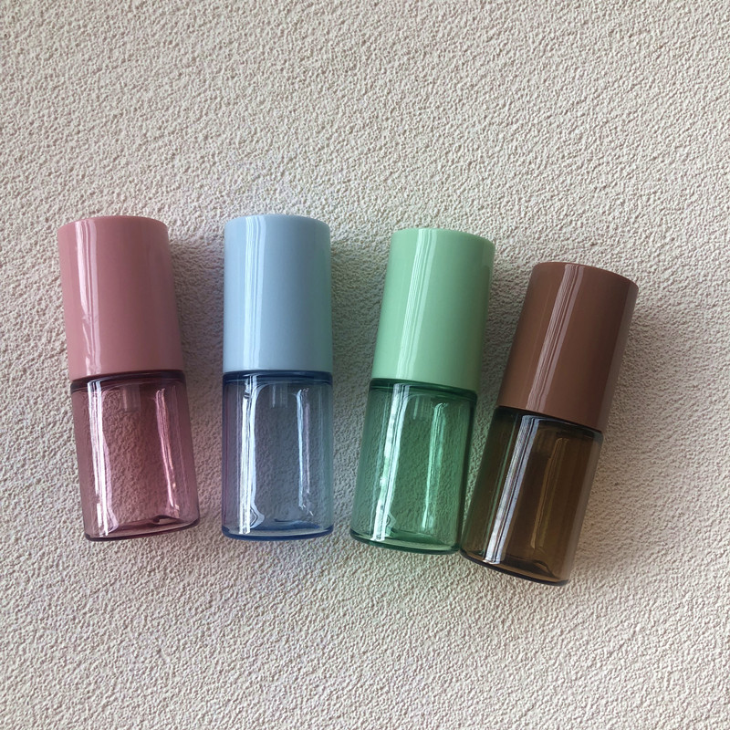 30ml 60ml Small Capacity Lotion Plastic Cream Bottle Cosmetics Packaging Bottle Frosted Facial Toner With Disc Top Cover Spray