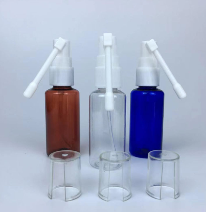 30ml Empty round shoulder plastic PET bottle Empty Mist Spray Bottles For Fragrance Perfume Alcohol Liquid