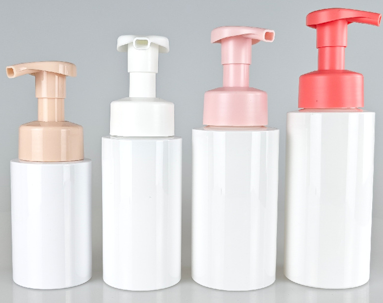 180ml 200ml 300ml 350ml Empty PET Cosmetic Cleanser Bottles with Foam Pump cosmetic packaging plastic bottle