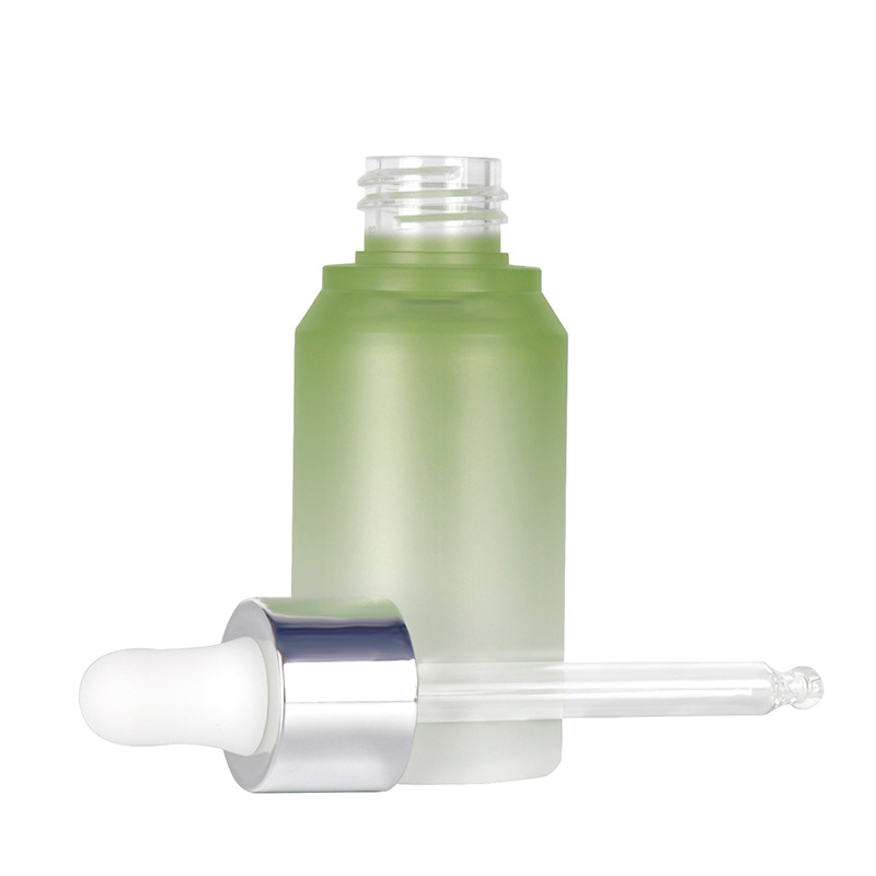 100ml gradient heavy-wall PETG skincare bottles cosmetics luxury frosted face skin toner serum pump bottle