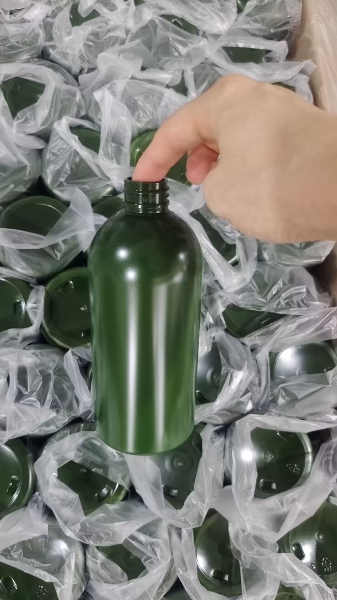 300ml 500ml PET squeeze clear plastic tomato BBQ chili sauce bottle ketchup bottle packaging matte green