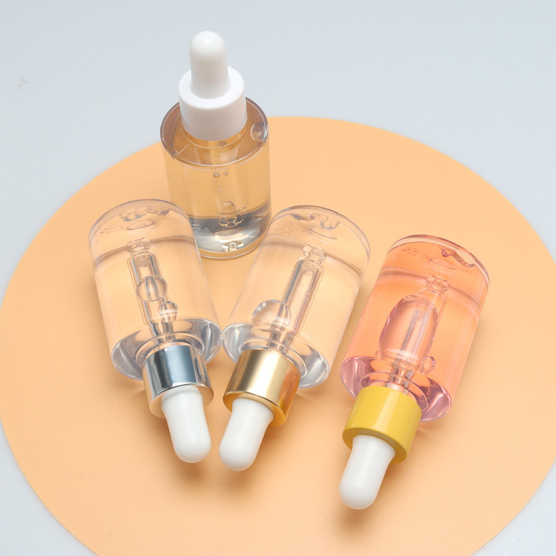 10ml 30ml 50ml PET PETG plastic dropper bottle cosmetic essential oil dropper for clear serum bottle with dropper oil bottle