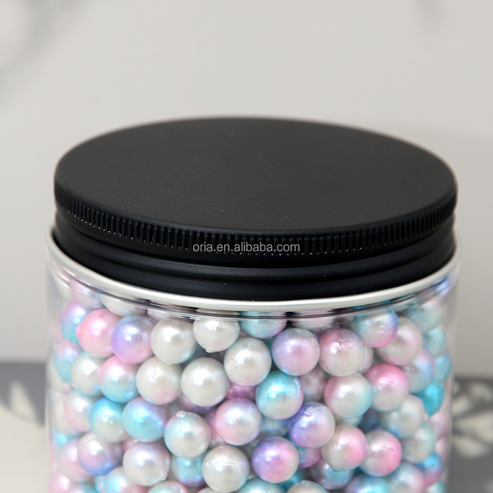 Empty 50ml 100ml 120ml 250ml 300ml 500ml 6 oz 4oz Pet amber transparent 8oz Plastic cosmetic jars for food packaging