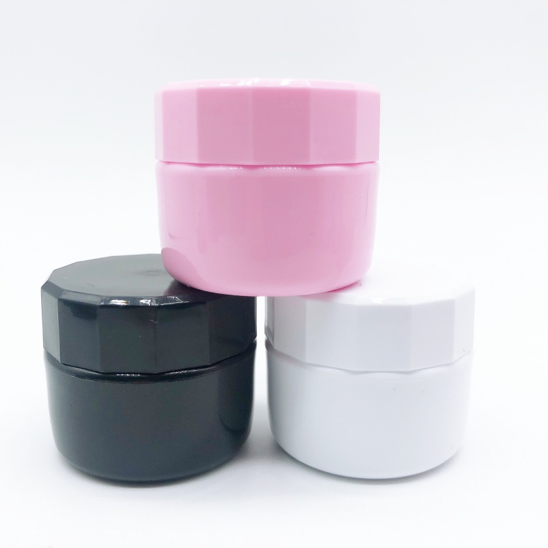 Square Jars for Gel Nail Polish Remover 5G 8G 10G 15G 20G 50G 100G PP Plastic Empty UV Gel Nail Jar Cosmetic Packaging Container