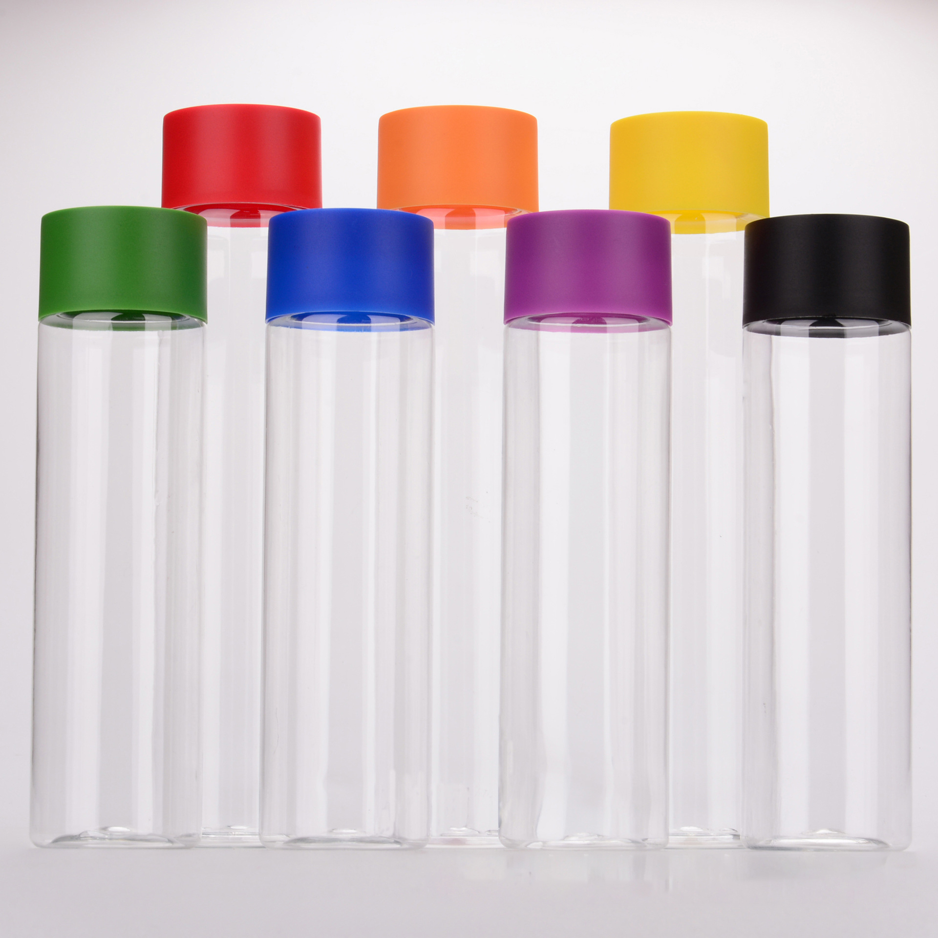 Food Grade Clear Mineral Water Milk Juice Beverage Glass Bottle Custom Logo Print Voss 300ml 500ml Clear Drinking Water Bottle