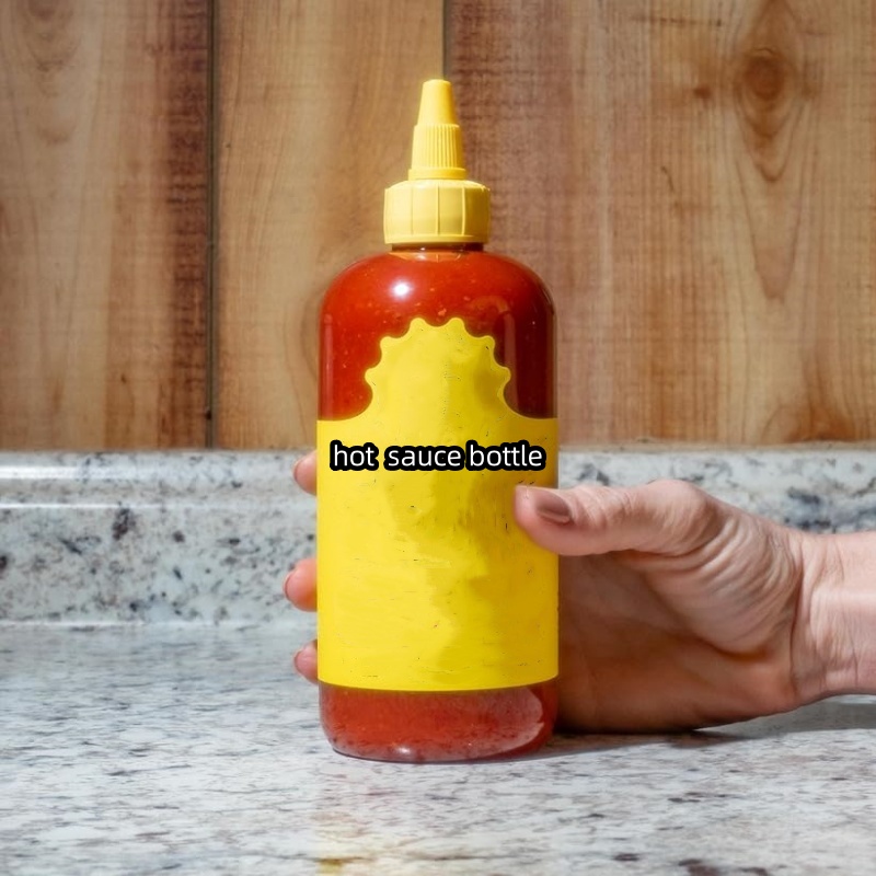 5oz food grade hot sauce squeeze shiracha plastic bottle 500ml olive oil bottle dispenser twist cap bottle