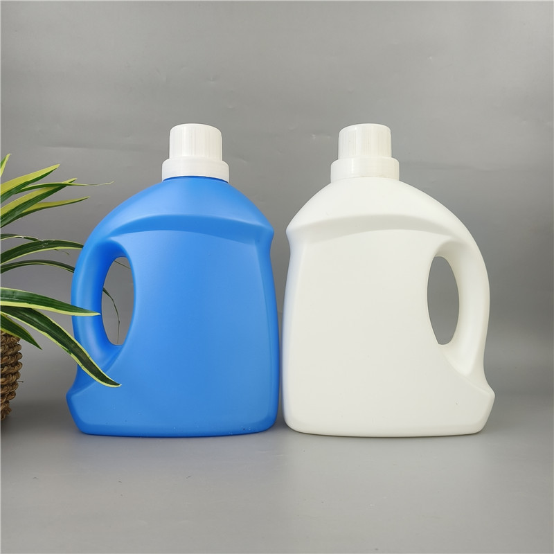 Custom High quality 1L 2L 3L  Empty HDPE plastic laundry detergent bottle
