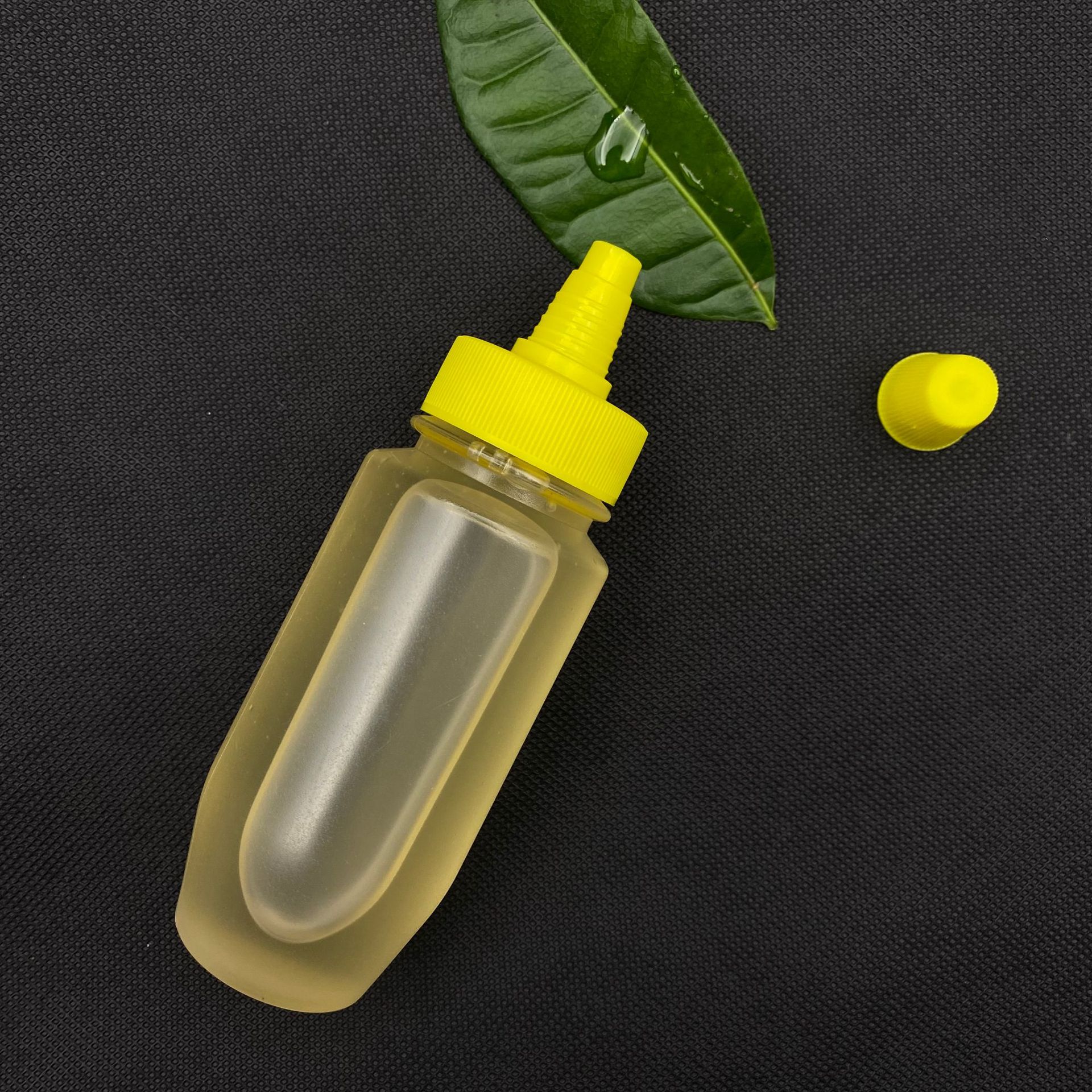 Food Grade Honey Bottle 6oz 180ml 250g Sauce Dispenser Bottle Olive Oil Ketchup Vinegar Syrup Liquid Medicine PP Hot Fill Bottle