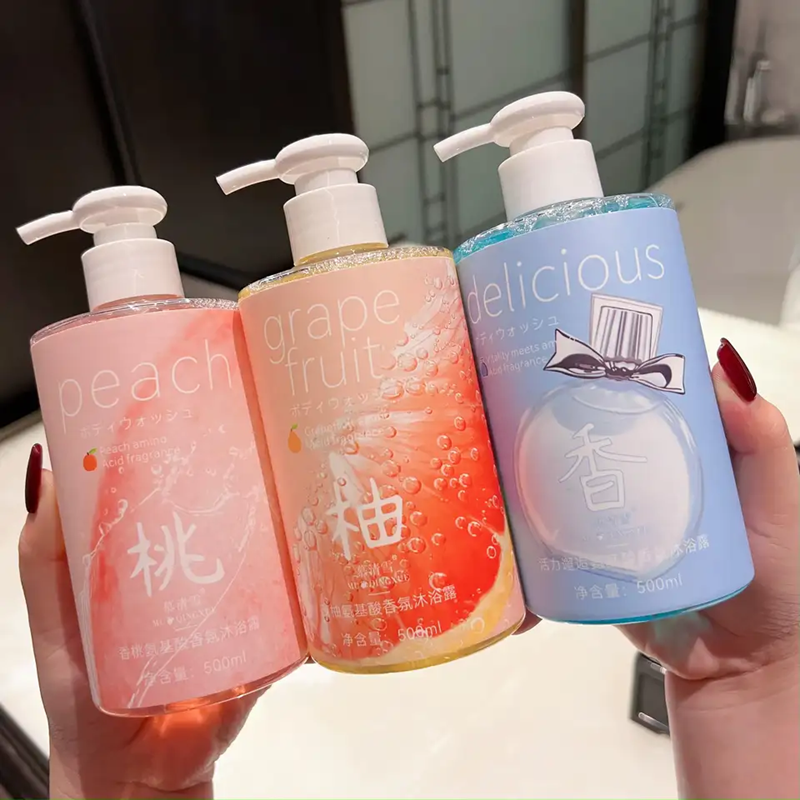 300ml 350ml 450ml 16oz Luxury Soft Rubber Touch Squeeze Bottles for Hand Wash Body Lotion and Body Wash Shampoo Soap Shower Gel