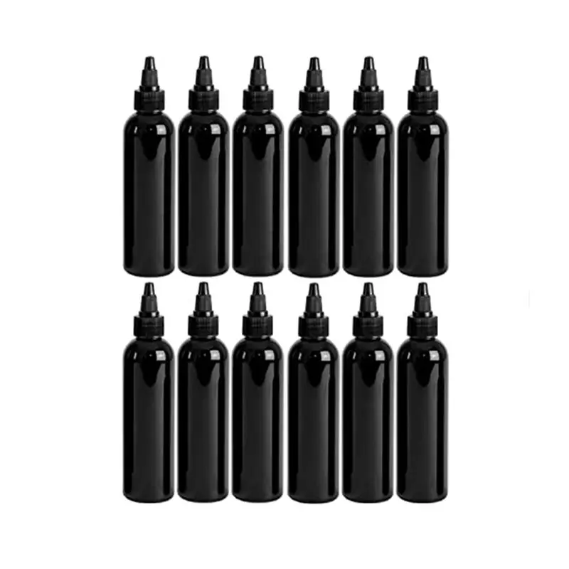 Custom Printed Hair Growth Oil Dispenser Applicator Bottle 4oz 8oz 16oz 60ml 100ml Cosmo Hair Oil Bottles with Custom Label