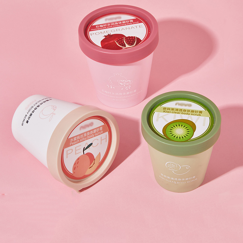 PP PET 100g 150g 200g Plastic Cream Jar  Scrub Lip Container Matte Round Can Customized Frosted Bottle Face Body Cream Packaging