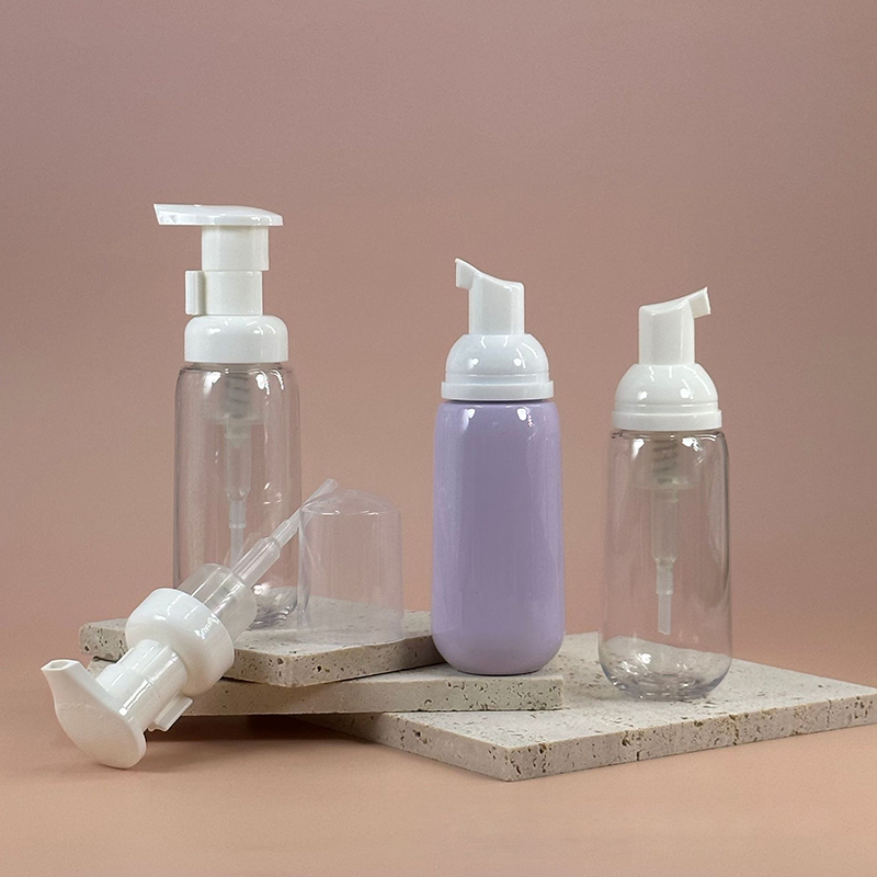 60ml 100ml 8oz 300ml 500ml Customize Nude Pink Foaming Hand Soap Dispenser Bottle Refillable Foam Pump Bottle