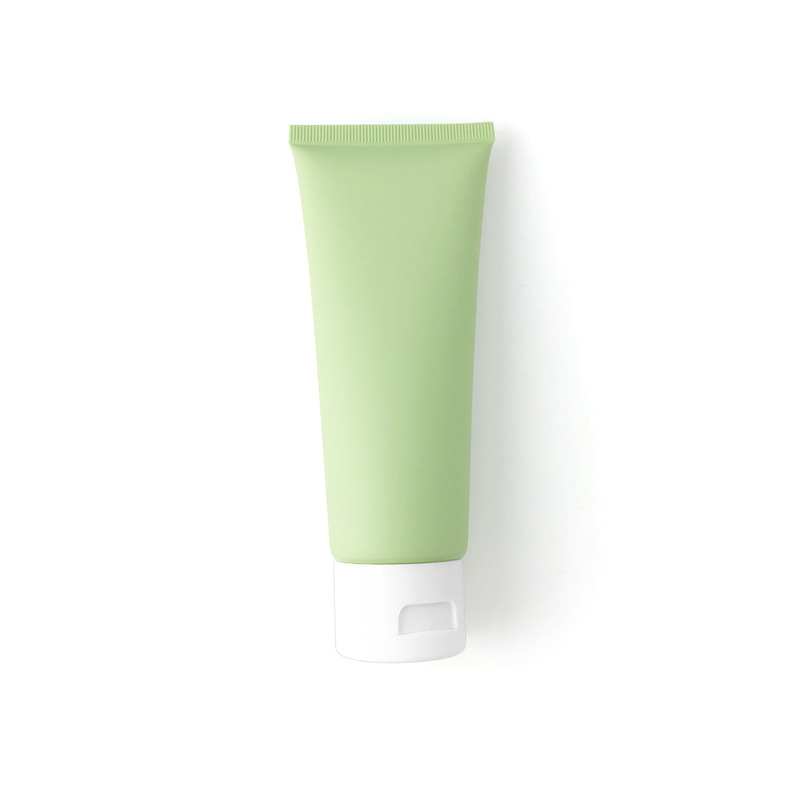 100g Empty Matte Plastic Tube Facial Cleanser Squeeze Tube  hand cream green tube Cosmetic packaging