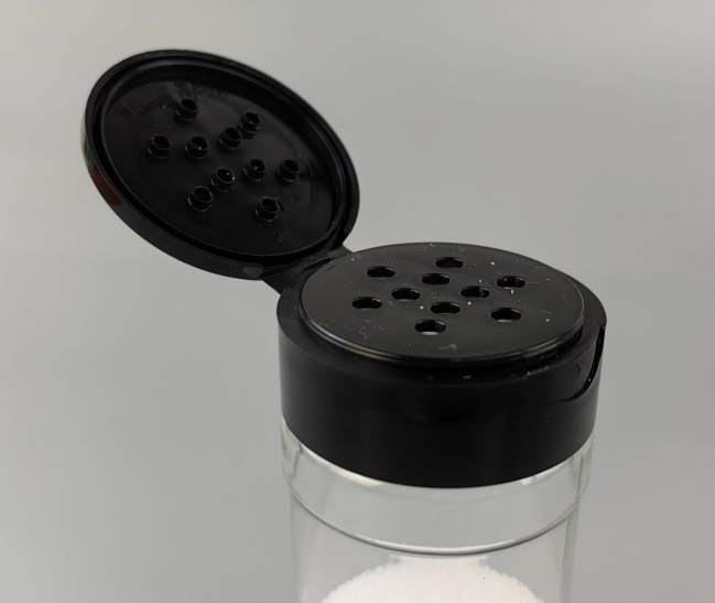 100ml Custom Rectangular Spice Jars Bottle BBQ Condiment Pepper Bottle With Flip top  PET Plastic Spice Container