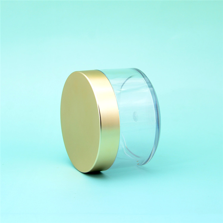 50ml lotions Essence facial scrub body butter eye cream jar plastic with Gold Silver Wooden lids 100ml 120ml 150ml 200ml 250ml