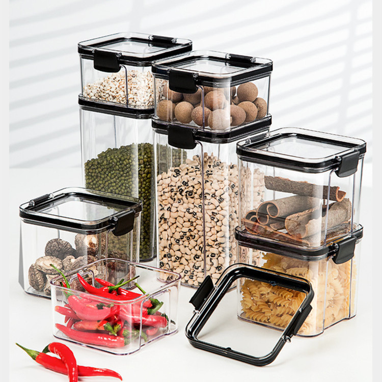 Kitchen organizer and storage container food box rangement cuisine pojemniki kuchenne boite alimentaire conservation plastic jar