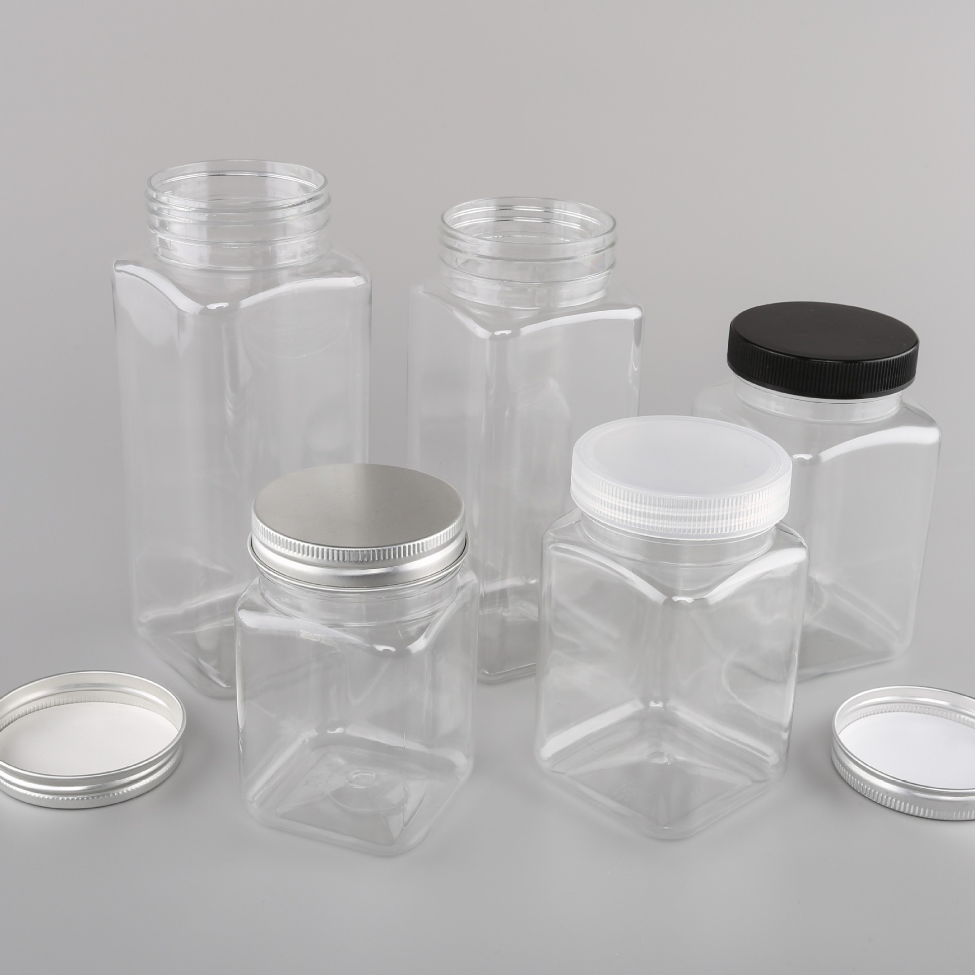 Free Samples 200ml 250ml 300ml Plastic Cream Jar for Facial Scrub Hair Care Packaging Customize Cosmetic Container