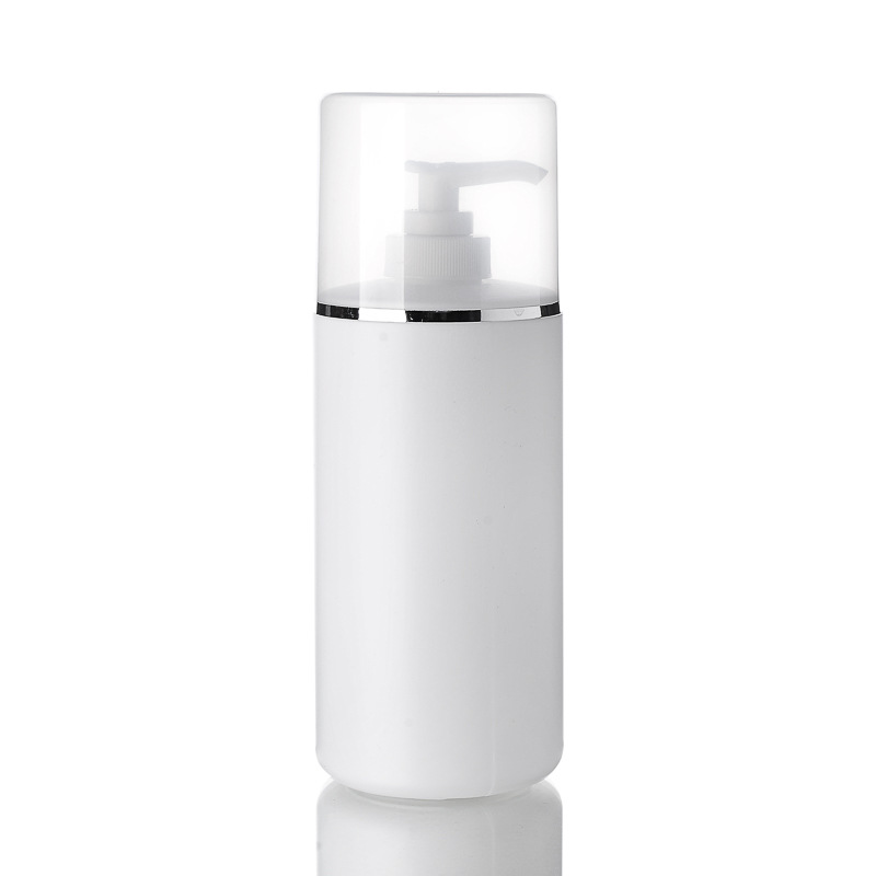 Beauty Salon Cosmetics Plastic HDPE Lotion Bottle 250ml 300ml 400ml 500ml body wash shampoo shower gel bottle Pump Dispenser