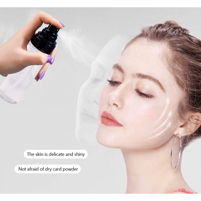 SkinCare Cosmetic Setting Spray Make-Up Fixer Spray Bottle Set 100ml Perfume Empty Makeup Setting Plastic Fine Mist Spray Bottle
