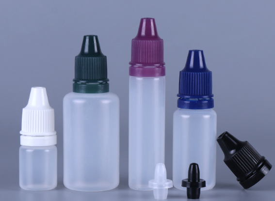 10ml 15ml 20ml 30ml Translucent PE Squeeze Bottle Empty Plastic Squeezable Eye Dropper bottles