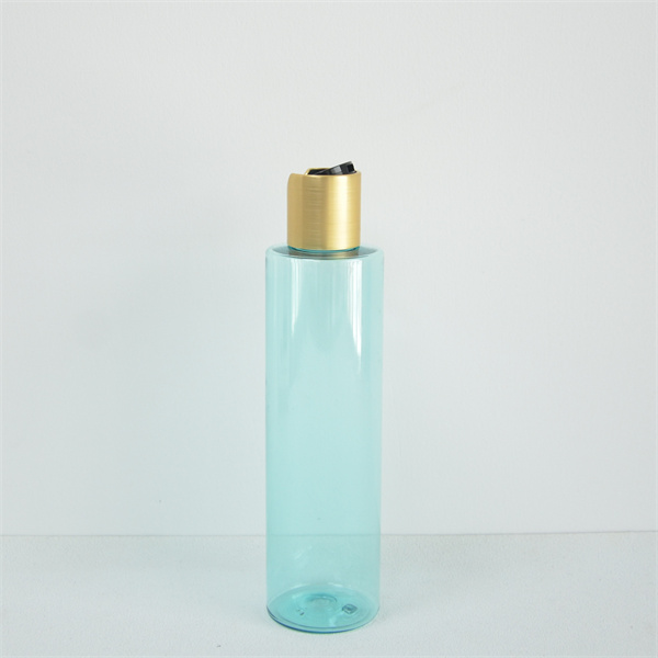 Custom Empty Fancy Cosmetic Bottles 100Ml 150Ml Luxury Facial Toner Bottles Pink / Transparent With Gold Cap