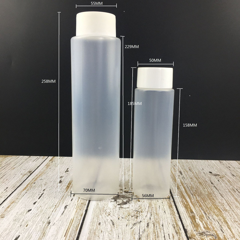 Wholesale 16oz Plastic Bottle Hot Fill PP Voss Drink Water Bottle Hot Fill Sauce Bottle Cylindrical smoothie Container Screw Cap