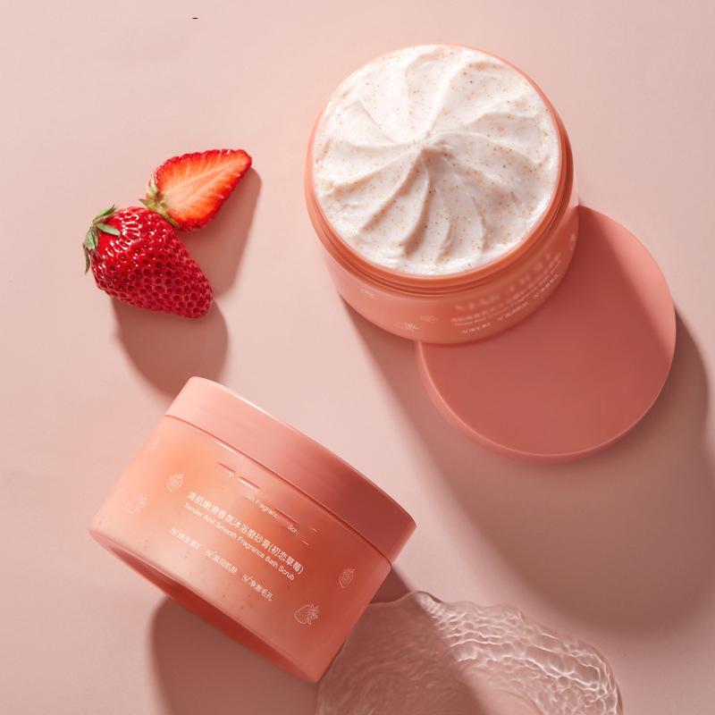 Factory Price Plastic Jar with Spoon 3oz 5oz Frosted Body Butter Cream Jar Customize Matte Cream Round Pink Cosmetic Jar