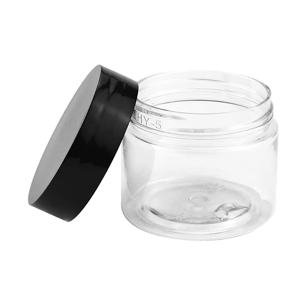 50ml PET Plastic jar for cosmetic lotions Essence facial scrub body butter eye cream 100ml 200ml 300ml 150ml 250ml 500ml