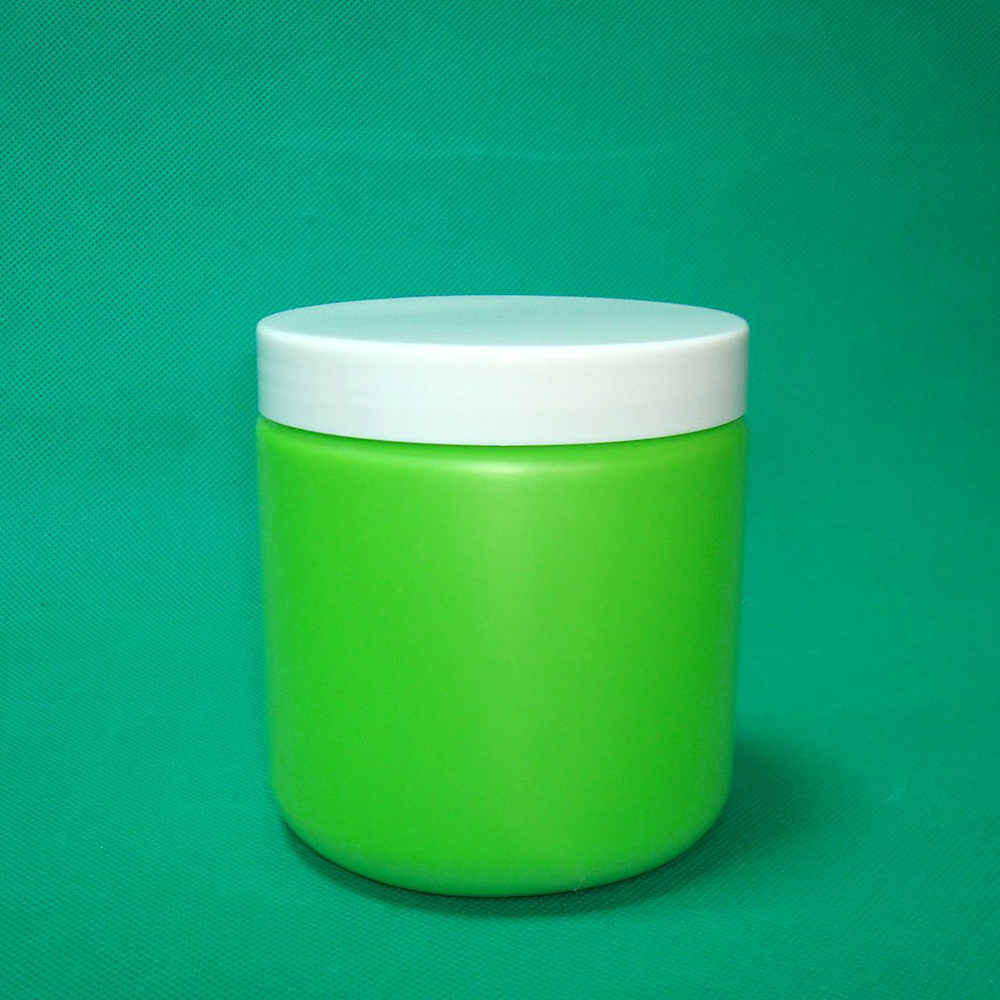 High Density Polyethylene HDPE Jar Plastic Containers with Screw Lids Freezable Food Ice Cream Jars White BPA Free