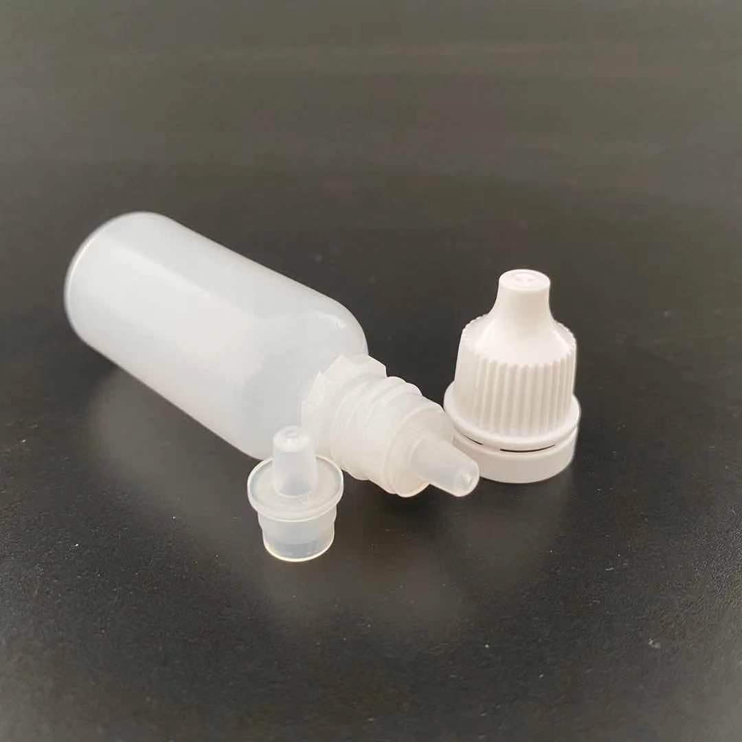 3 5 10 15 20 30 50 100ml PE plastic eye drop bottle Empty essential oil plastic dropper bottle With childproof lid