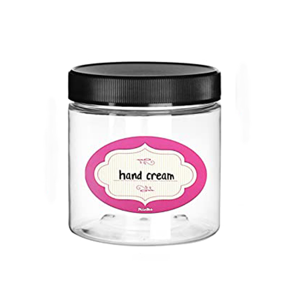 50ml PET plastic cosmetic lotions Essence facial scrub body butter eye cream jar 500g 200g 100g with lids