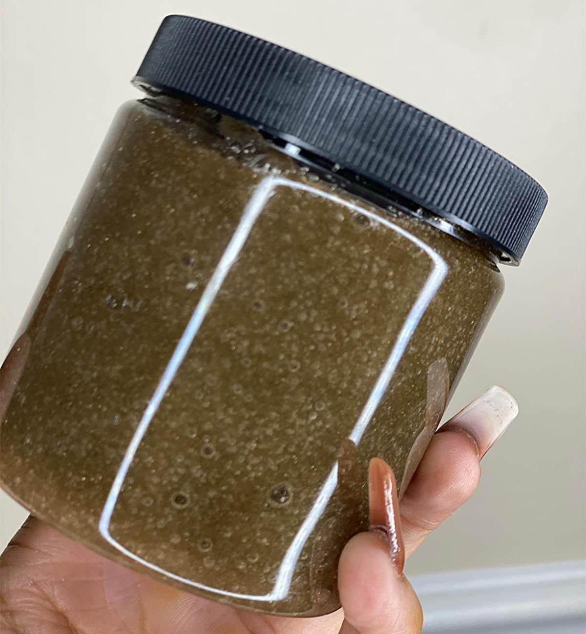 4oz 8oz 16oz Leak Proof Wide Mouth Plastic Jars Airtight Containers with Black Lids for Homemade Body Lotions and Scrubs Jars
