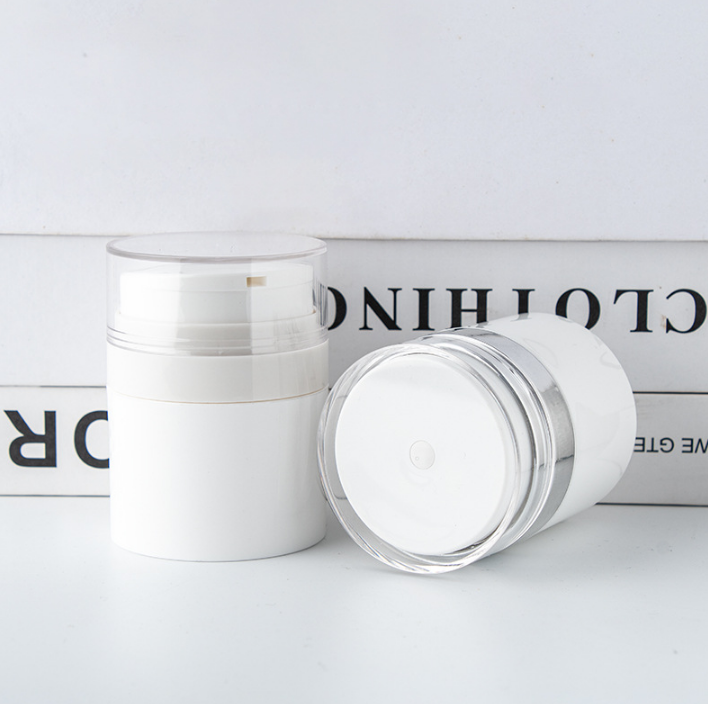 15g 30ml 50ml airless cream jar Press lotion dispenser bottle Cosmetics Face cream Serum Essence Liquid Foundation packaging jar