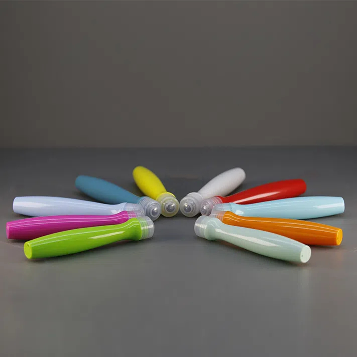 15ml Facial Serum Essential Oil Massage Roll On Rolling Bead Bottle Handheld Ball Massage Roller Stick for Body Face Neck Skin