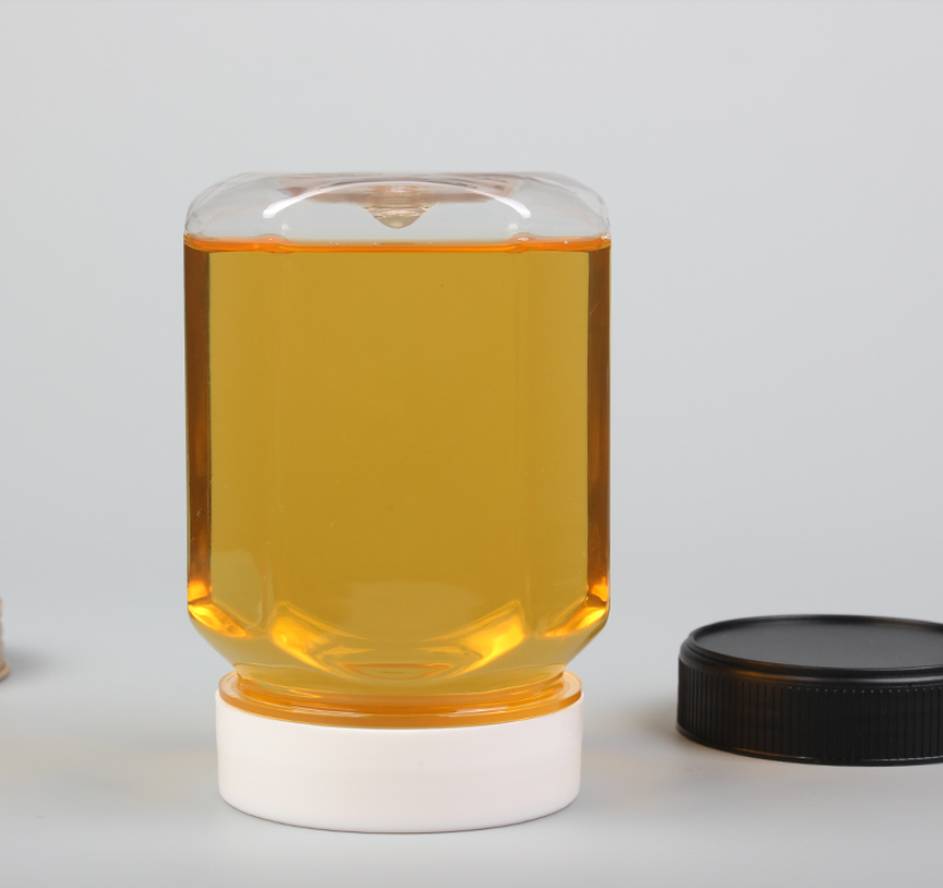 Plastic Squeeze Honey Sauce Bottles Jam Honey Jar Ketchup Mayonnaise Empty Sauce Container for Honey Packaging with Flip Cap