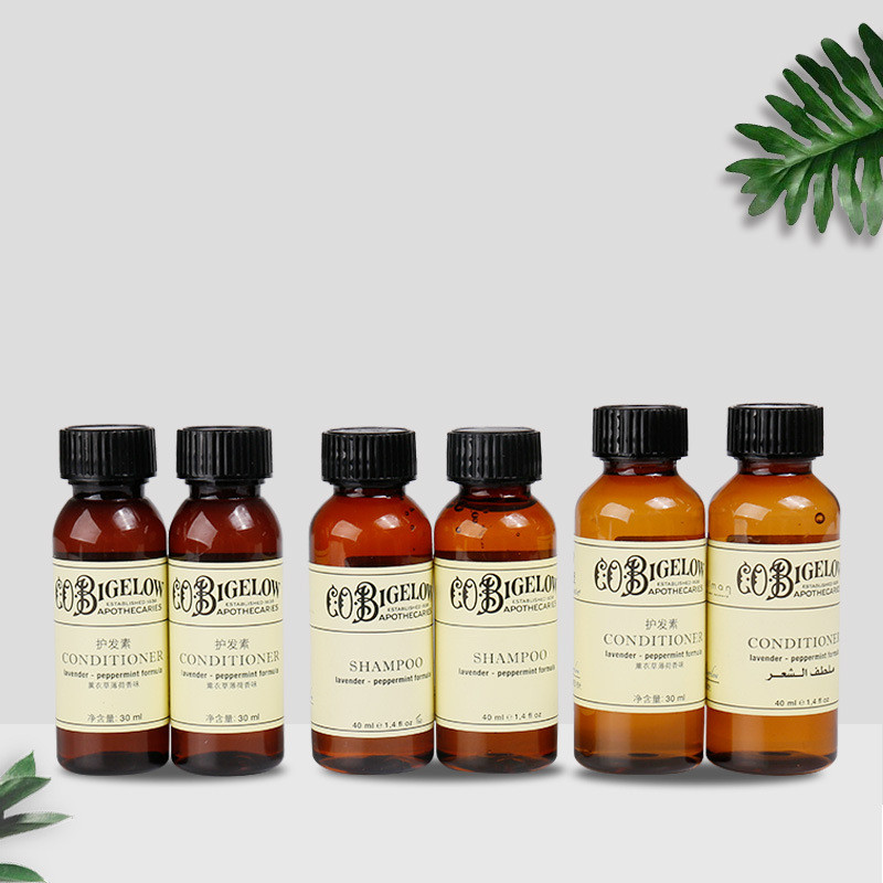Luxury 20ml 30ml 1oz Empty Mini Shampoo and Conditioner for Hotels Liquid Soap Shower Gel Containers Small Body Wash Dispensers