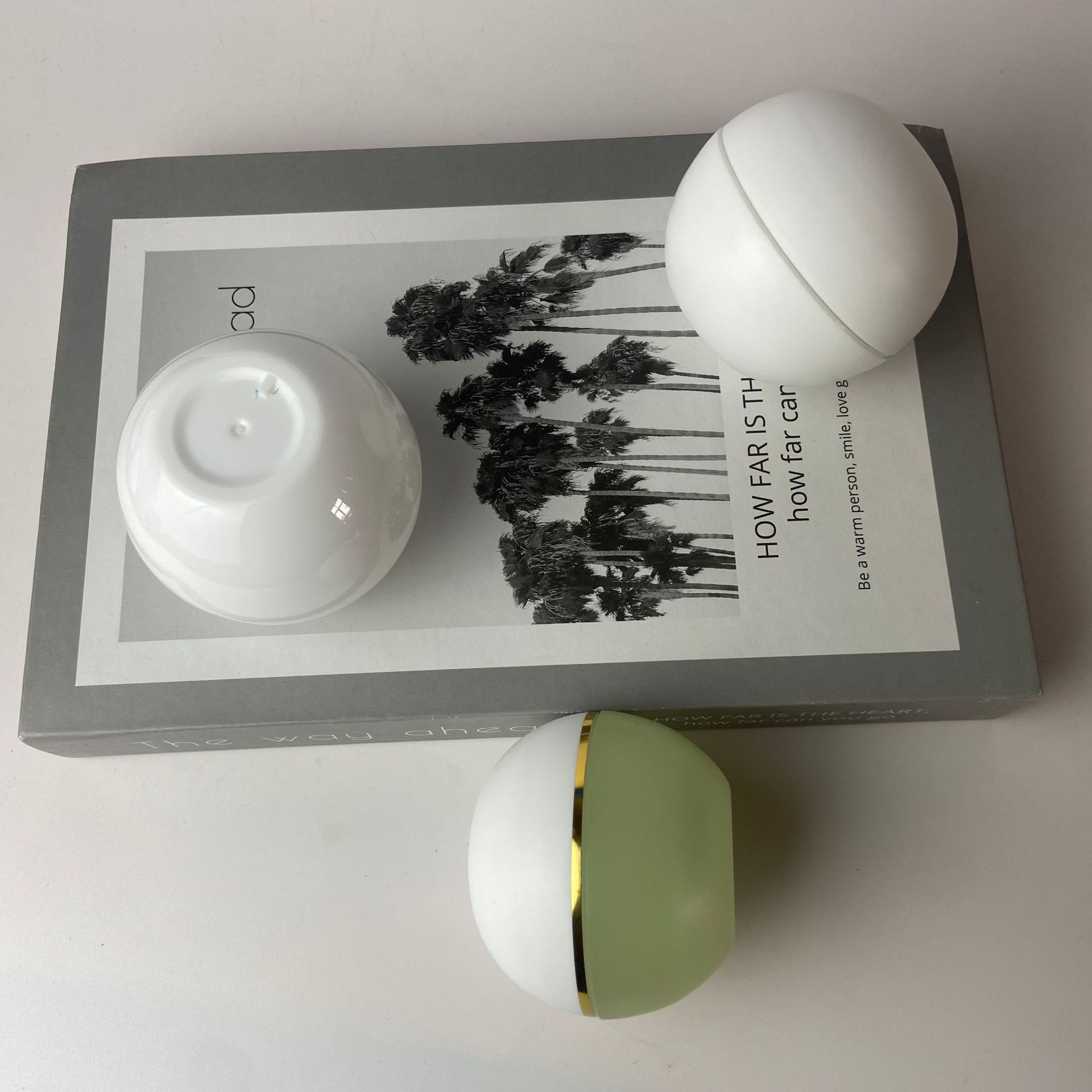 30g 50g custom logo Empty PP Plastic Ball shape Cosmetic Cream Jar cosmetic face cream jars