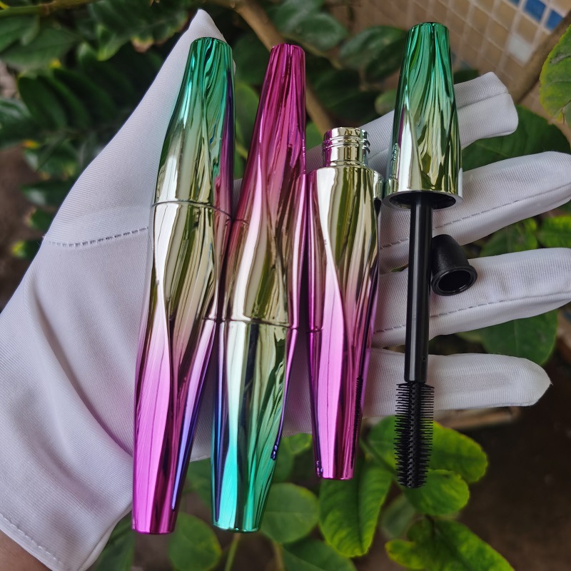 10ml Makeup Packaging round Shaped Empty Mascara Container Empty Mascara Tube with brush