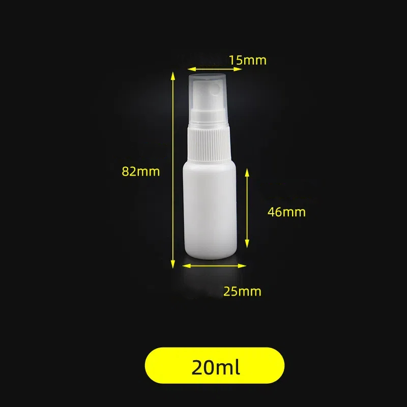 10ml 20ml 30ml 50ml 60ml 100ml White Plastic Fine Mist Spray Bottle Perfume Fragrance Liquid Dispenser Bottle Mouth Spray