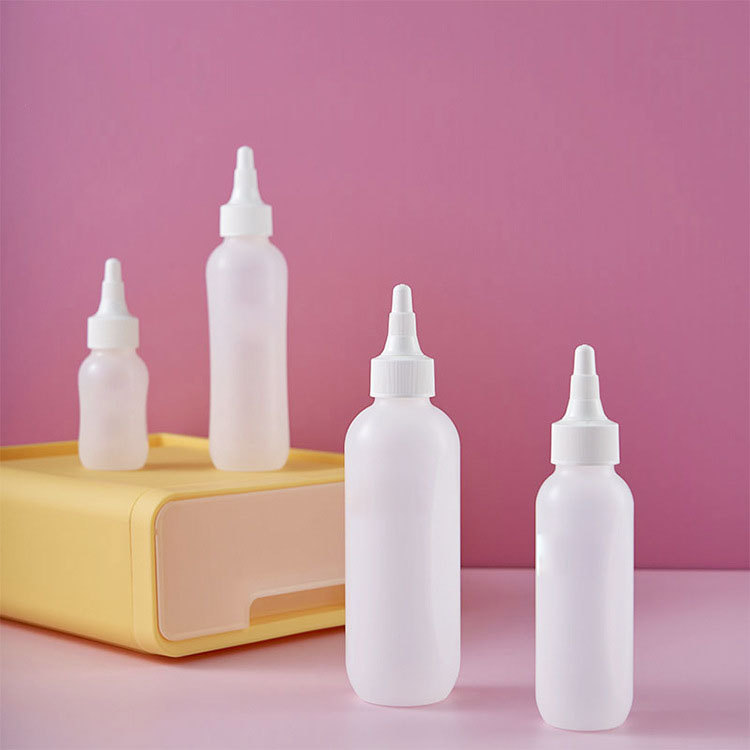 Beauty Salon hair oil bottles squeeze dropper hair oil applicator plastic bottles for hair oil treatment 150ml 200ml 250ml 300ml