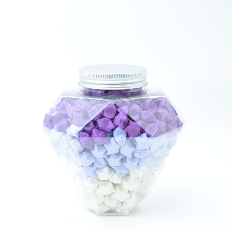 200ml 300ml 350ml 400ml 500ml Unique Star Shaped Plastic Bottles Heart Shaped Coffee Cup for Packaging Cookie Candy Jar with Lid
