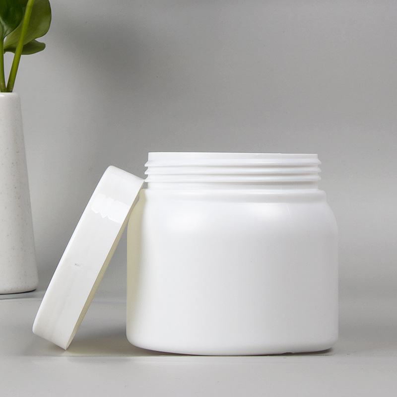 2 3 4 5 6 8 12 16 oz plastic jar with pump lid clear plastic jar plastic hair cream jar 150ml 200ml 250ml 300ml 400ml 500ml